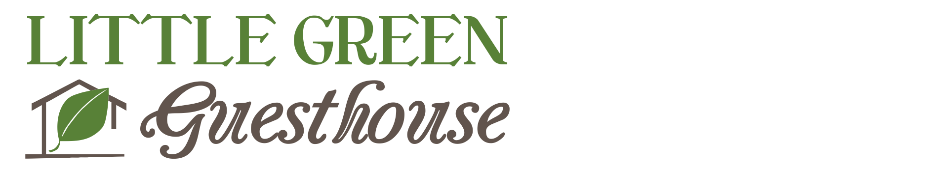 Little Green Guesthouse logo - website header
